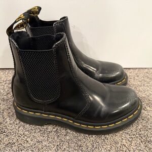 Dr. Martens Black Leather Ankle Boots size 5